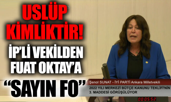 İyi Partili Şenol Sunat’ın Fuat Oktay’a hitabı tepki çekti! “Sayın FO”