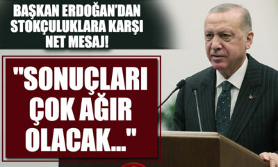 Cumhurbaşkanı Erdoğan’dan fahiş fiyat ve stokçuluğa ilişkin açıklama! “Sonuçları ağır olacak!.”