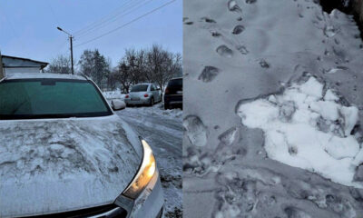 Ukrayna’ya siyah kar yağdı!.