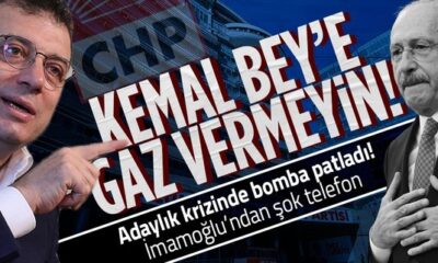 CHP’de adaylık krizi! İmamoğlu genel merkezi aradı! “Kemal Bey’e gaz vermeyin!.”