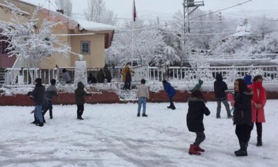 Okullar tatil! Birçok ilde eğitime kar engeli..