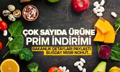 Bakan Pakdemirli’den son dakika açıklaması! Çok sayıda ürüne prim indirimi..