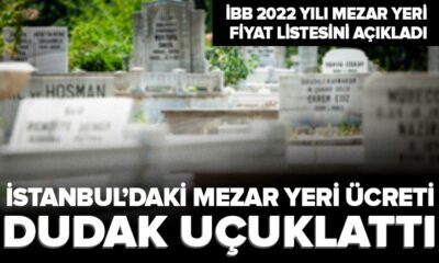 İstanbul’da en pahalı mezar yeri ücreti 41 bin lira olarak belirlendi | İBB 2022 yılı mezar yeri ücret fiyat listesi..