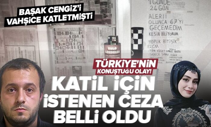 Başak Cengiz’in katili hakkında iddianame hazırlandı!.