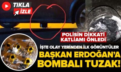 Başkan Erdoğan’a bombalı tuzak! Valilikten ilk açıklama.. (video haber)
