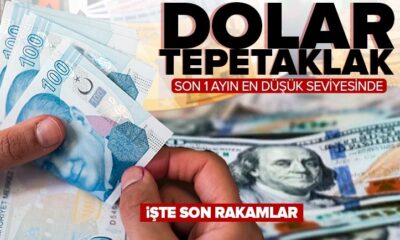 Dolar kuru 1 ayın en düşük seviyesini gördü! Döviz kurları tepetaklak..