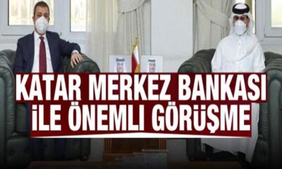 TCMB ve Katar Merkez Bankası Başkanları görüştü!.