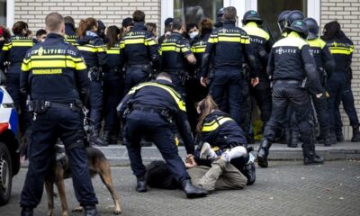 Hollanda’da terör örgütü PKK yandaşları OPCW binasını bastı!.