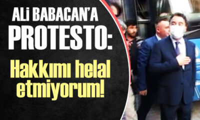 Ali Babacan’a vatandaştan protesto! “Hakkımı helal etmiyorum!.” (video haber)