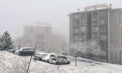 Ankara’ya mevsimin ilk karı yağdı!.