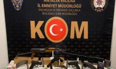 Antalya’da yasadışı silah ticareti operasyonu..