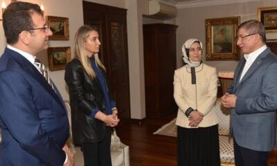 İmamoğlu, Davutoğlu’nu evinde ziyaret etti!.