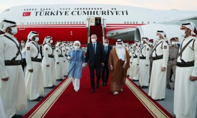 Cumhurbaşkanı Erdoğan Katar’da..