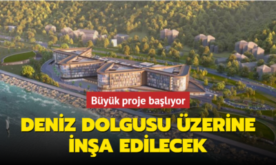 Rize’de dev proje! Şehir hastanesi deniz üzerine inşa edilecek!.