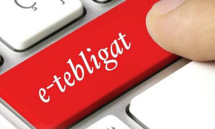 e-Tebligat başvuru süresi uzatıldı!.