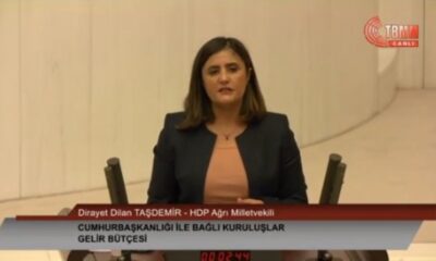 Meclis kürsüsünden terör örgütü sözcülüğü devam ediyor!. HDP’li vekil Taşdemir, SİHA’lardan rahatsız oluyormuş! “PKK’yı vurmayın!.”