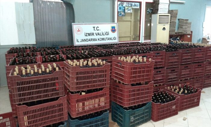 İzmir’de 6 bin litre kaçak içki ele geçirildi!.