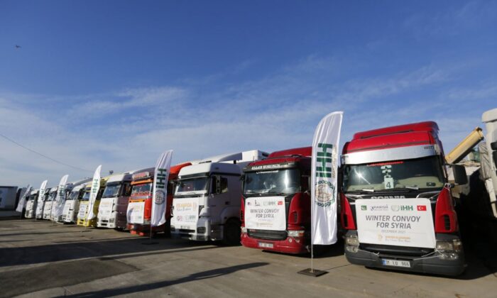 İHH’nın 120 insani yardım tırı, İstanbul’dan Suriye’ye yola çıktı!.