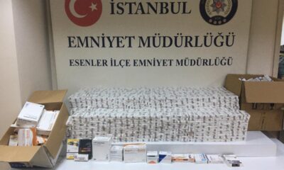 Esenler’de, sahte ilaç şebekesine operasyon..