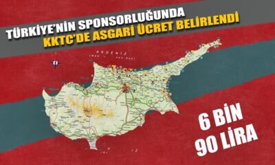 KKTC’de 2022 asgari ücreti 6 bin 90 TL oldu!.
