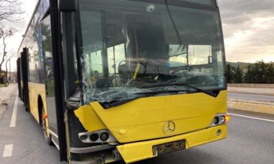 Pendik’te İETT otobüsü kaza yaptı, yaralılar var!.