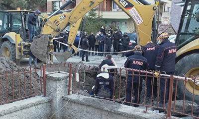 Ankara’da ki yol çalışmasında toprak kayması! Yol çöktü, bir kişi göçük altında kaldı!.