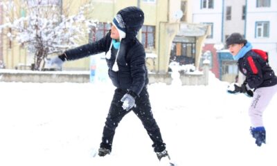 Konya’da kar tatili.. Eğitime ara verildi!.