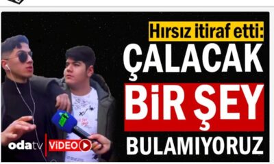 Oda TV’nin ekonomik kriz referansına bak!. Hırsız işsizlikten dert yandı!.