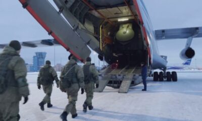 Rus silahlı kuvvetleri protestolara müdahale etmek için Kazakistan’a ulaştığını açıkladı!.