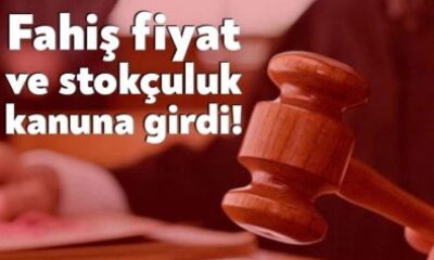 Stokçuluk Yasası yürürlüğe girdi!. Ceza üst sınırı 2 milyon!.