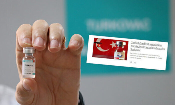 Türkiye’nin yaptığı TURKOVAC aşısına karşı çıkan Türk Tabipler Birliği Yunanistan basınından övgüler aldı!.