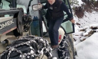 Operatör koronaya yakalanında Belediye Başkanı kepçenin başına geçti…