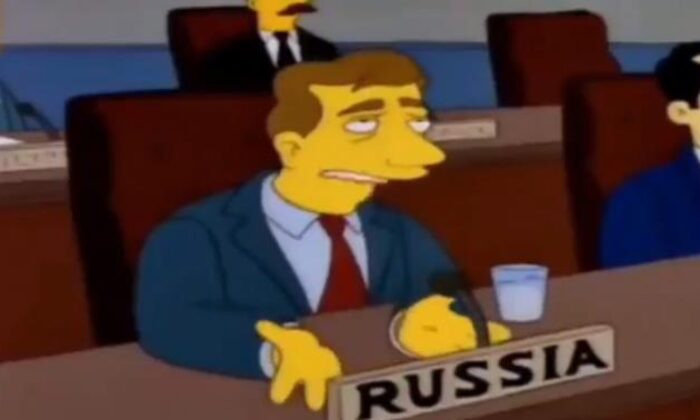 Simpsonlar Rusya Ukrayna savaşını 30 yıl önce işlemiş!.