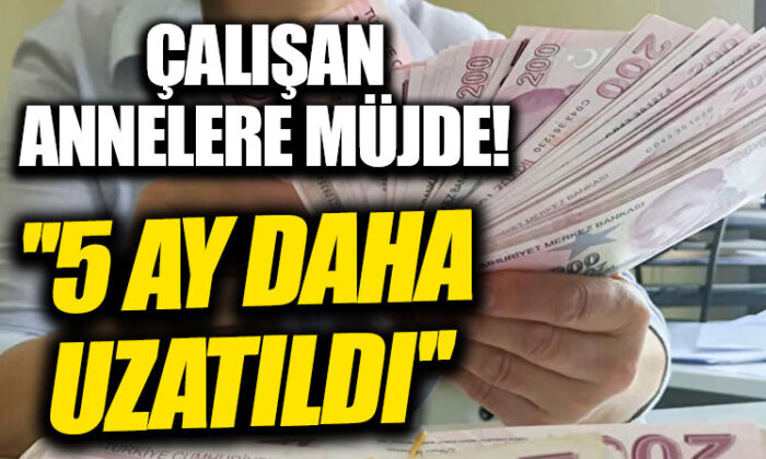 SGK’dan çalışan annelere güzel haber..