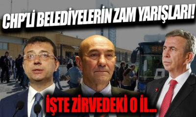 Ulaşım zammı yarışında CHP’li Büyükşehir Belediyesi şampiyon oldu!.