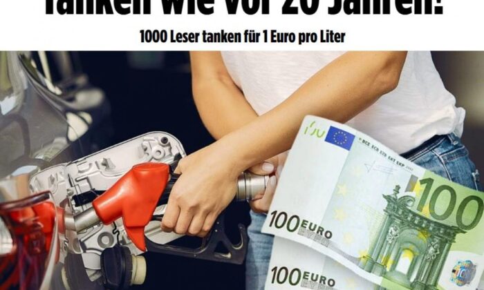 Almanya gazete kuponu ile benzin dağıtmaya başladı!.