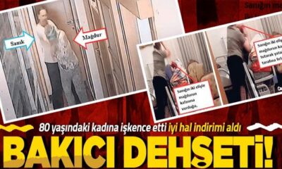 Yaşlı kadına işkence eden alçağa “İyi Hal” indirimli tahliye!.