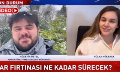 Habertürk’keki kar röportajını fena tiye aldılar!.