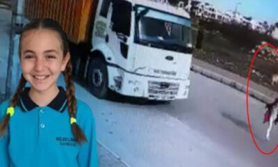 Sokak köpeğinden kaçarken kamyon altında kalan küçük kızın bacağı kesildi!.