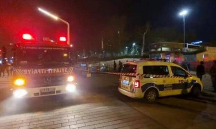 Taksim Metro İstasyonu’nda yangın..