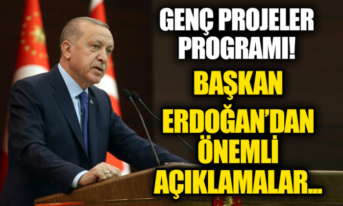 Başkan Erdoğan’dan Genç Projeler Açılış Programı’nda önemli açıklamalar!. (canlı yayın)