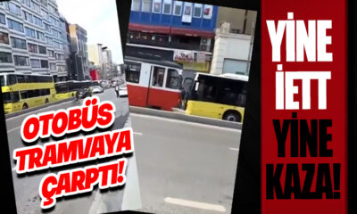 İETT araçlarından peş peşe kaza haberleri! 3 yaralı..