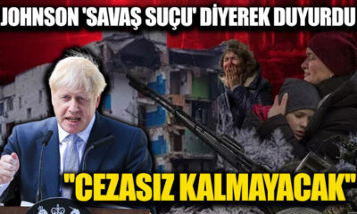 Johnson, Rusya’nın Ukrayna’daki suçlarının cezasız kalmayacağını duyurdu!.