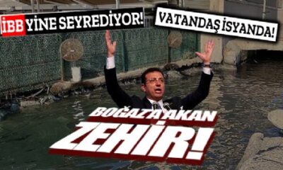 İstanbullular isyan etti! Kirli sular Boğaz’a akıyor, İBB seyrediyor!.