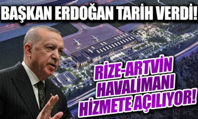 Rize-Artvin Havalimanı açılıyor!.
