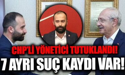 Suç makinesi çıkan CHP Gençlik Kolları Genel Başkan Yardımcısı tutuklandı!.