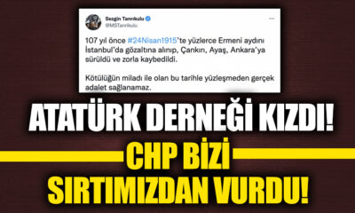 Tanrıkulu’nun skandal tweeti, Atatürkçü Düşünce Derneği ile CHP arasında gerilime sebep oldu!.