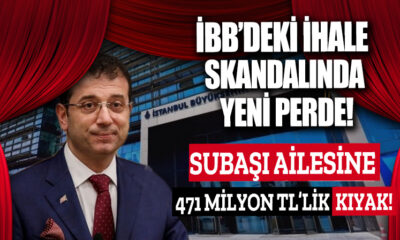 İBB’de yine ihale skandalı! İmamoğlu’ndan Subaşı ailesine 471 milyonluk kıyak..