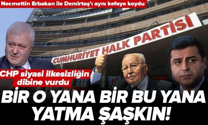 İyice saçmaladılar! Tuncay Özkan, terörist Demirtaş’la Erbakan Hocayı aynı kefeye koydu!.