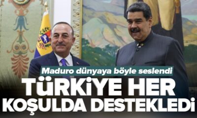 Venezuela Devlet Başkanı Maduro, gerçek bir Türkiye dostu olduklarını açıkladı!.